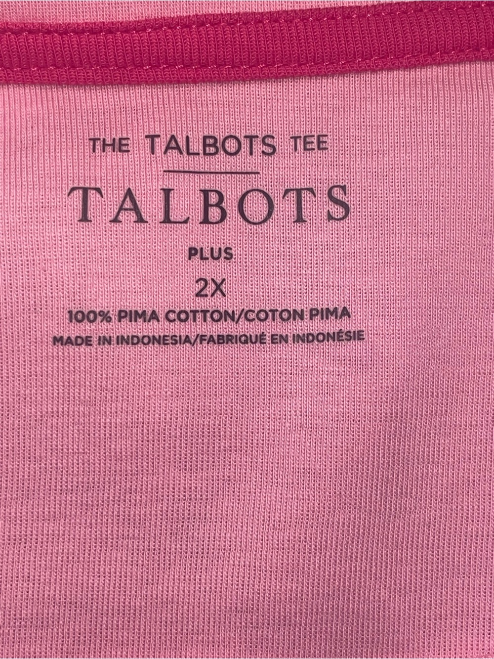 Talbots Pink Sleeveless Scoop Neck Top. Pink. 2X - Picture 4 of 4